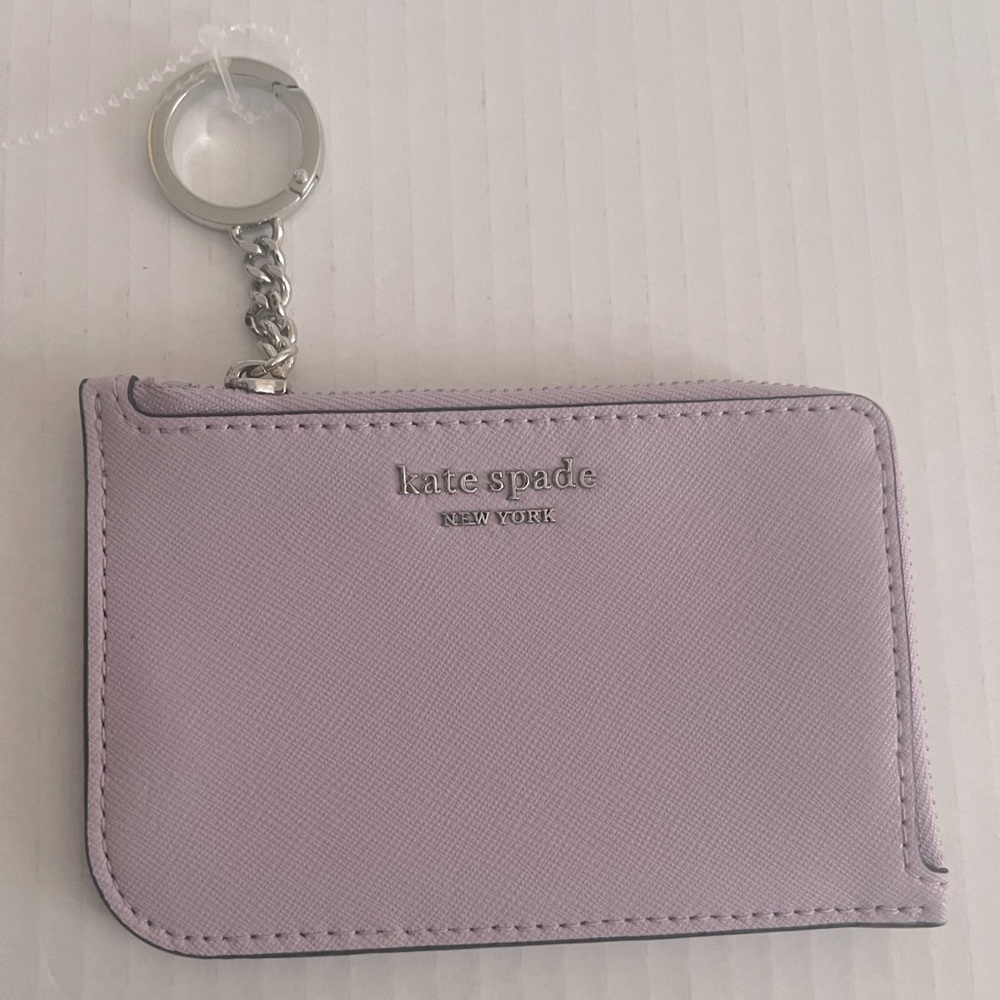 Kate Spade Lavender Keychain Wallet